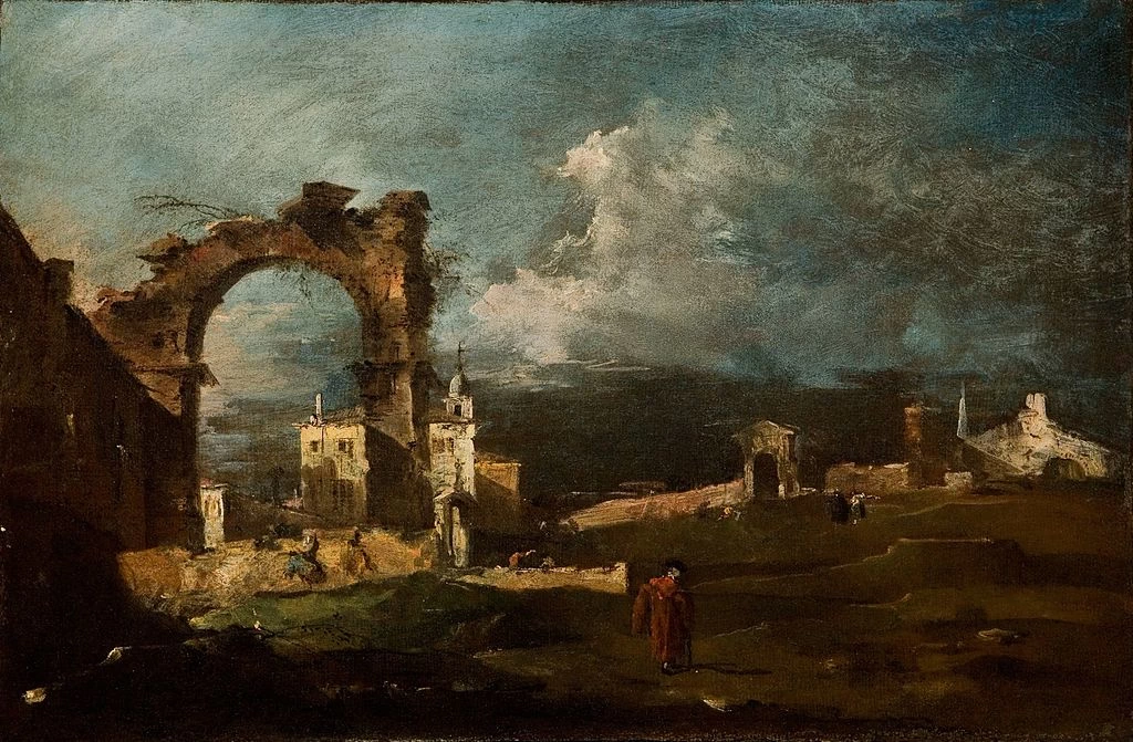 Capriccio con arco rovinato - Owsley Museum of Art